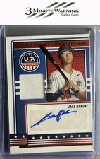 2023 Panini Stars & Stripes USA Baseball #NTDP-JH Jake Haruki Signatures