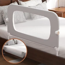 FigTime Bed Rail Toddlers, Baby Bed Rail Guard for Kids, Toddler Bed Rail 32INCH