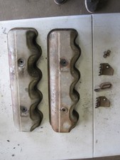 55 56 57 Dodge Mopar Super Red Ram Poly 315 Valve Covers W Hardare Plug Holders 55 56 57 Dodge Mopar Super Red Ram Poly 315 Valve Covers W Hardare Plug Holders