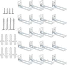 Bivethoi 20 Set Whiteboard Brackets Whiteboard Installation Hardware Kit Mountin