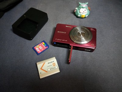Sony Cyber-shot DSC-W690 16.1MP Digital Camera 10x Zoom Camera Red
