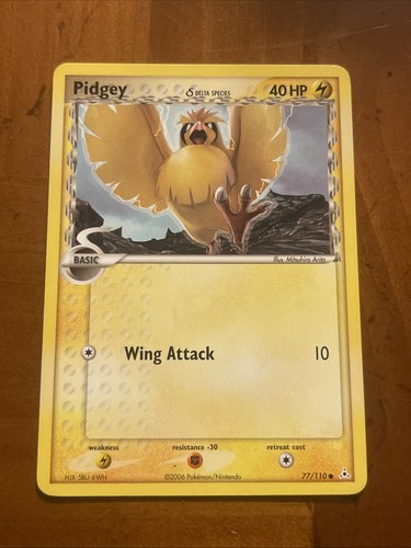 Pokemon TCG Pidgey δ 77/110 Holon Phantoms MP