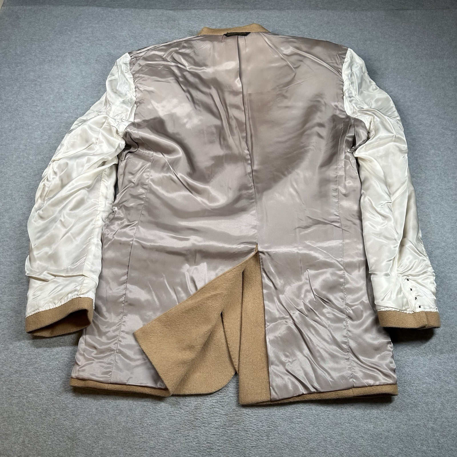 Vintage Embassy Square by Richman Brothers 100% Camel-Hair Blazer 42L Brown