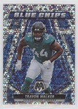 2022 Panini Mosaic Blue Chips No Huddle Silver Prizm Travon Walker #BC-15 05ol