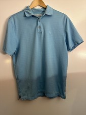 Tommy Bahama Polo Shirt Men's Medium Teal Marlin Casual Short Sleeve