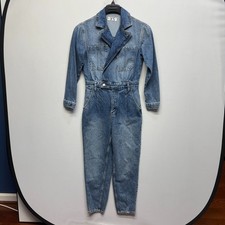 We the Free Free People Jean Denim Coverall Jumpsuit Size XS X-Small C091 -18