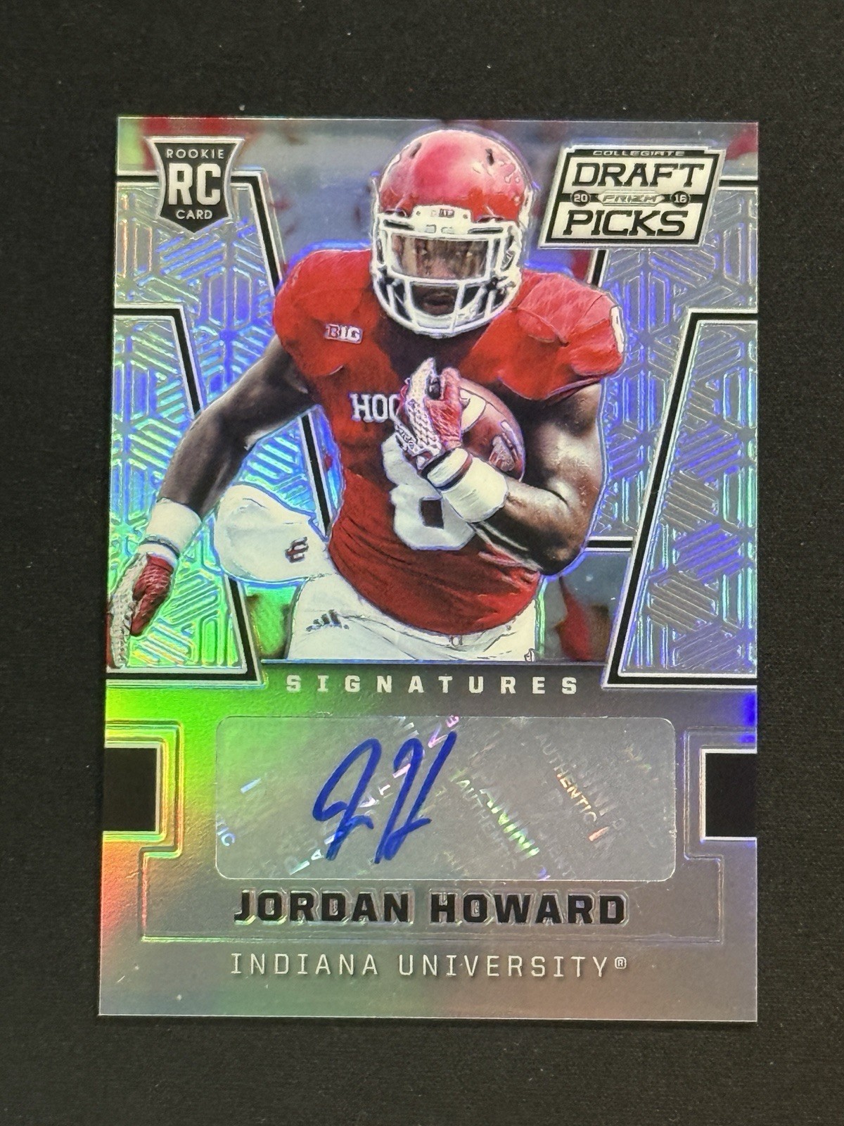 Jordan Howard Panini Prizm Collegiate Draft Picks #190 Autograph