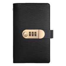 1X Black 100 Days-Envelope Challenge Binder Budget Savings Challenge Money Book