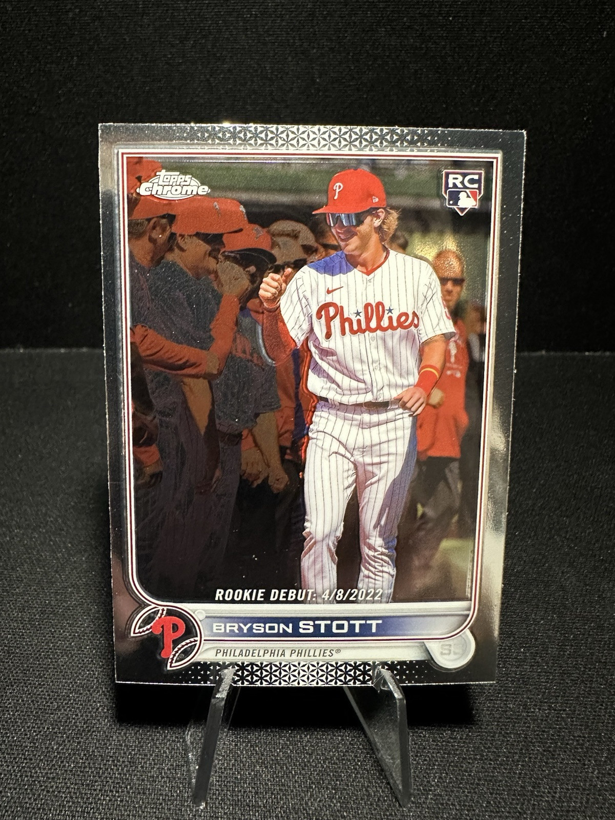 Bryson Stott Rookie - 2022 Topps Chrome Update #USC128 - Philadelphia Phillies