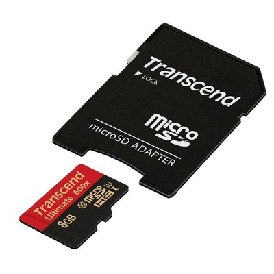 SD-Karten CARD _TRANSCEND Ultimate 8GB microSDHC U NEU