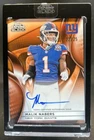 2025 Topps Chrome Malik Nabers Chrome Autographs (RAW)