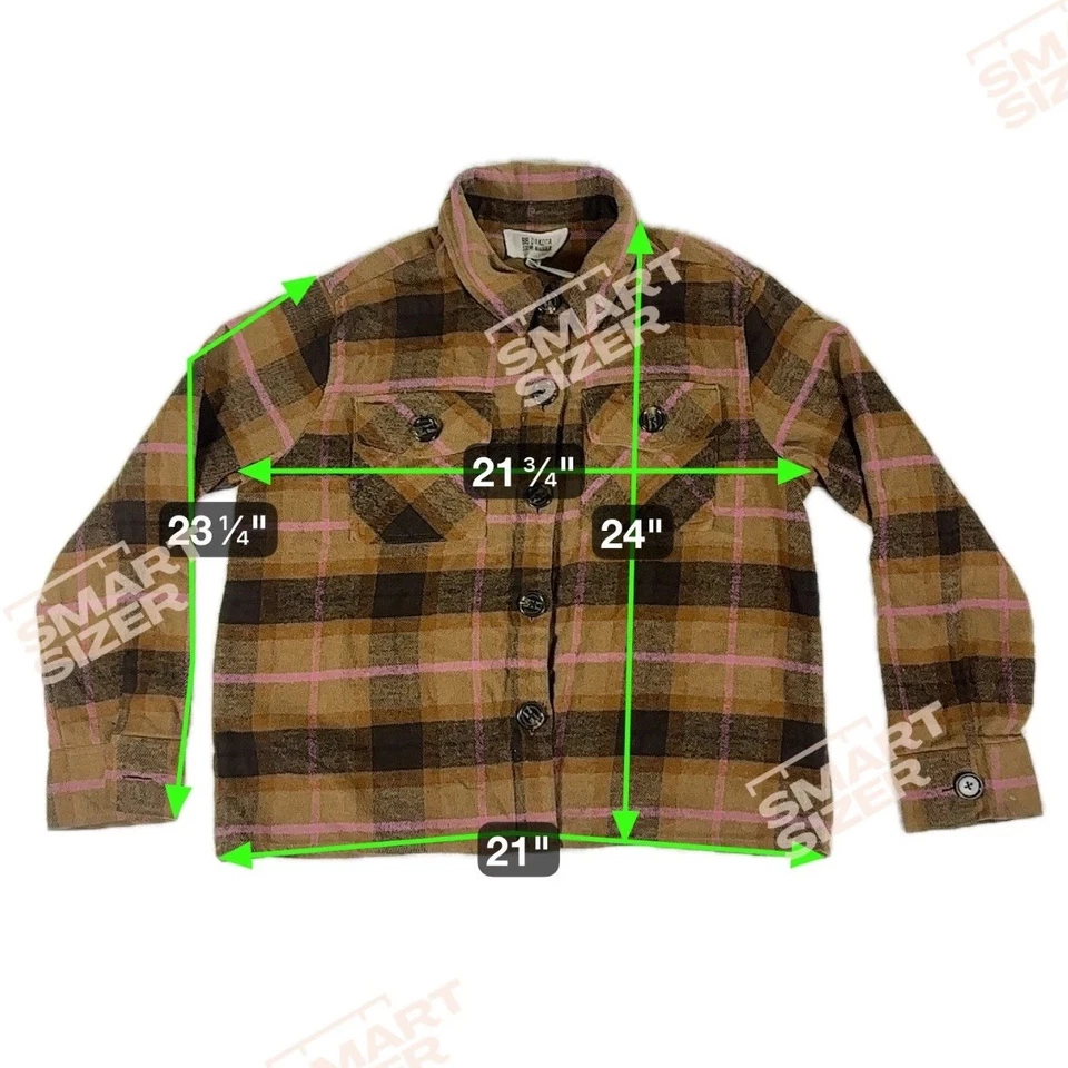 BB Dakota Steve Madden Cazadora Cuadrada Mujer XL Marrón Negro Cuadros Botón Delantero Foto 4 de 4