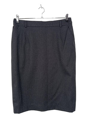 SILESIA High Waist Rock Damen Rock Gr. DE 42 hellgrau Business-Look
