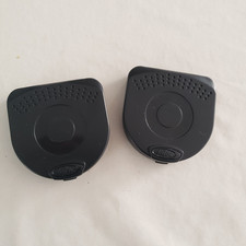 2 Intec Black Hard Shell Plastic PSP Game Cases no game included 