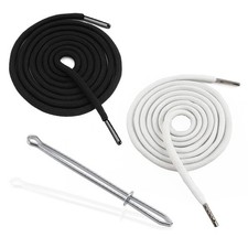 2 Pack 51 Inch Drawstrings Cotton Drawstring Cord, Suitable for Sweatpants Hoo