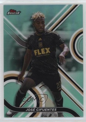 2022 Topps Finest MLS Aqua Refractor 67/75 Jose Cifuentes José #44 0vl1