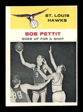 1961 Fleer #59 Bob Pettit IA EX+ X3198638