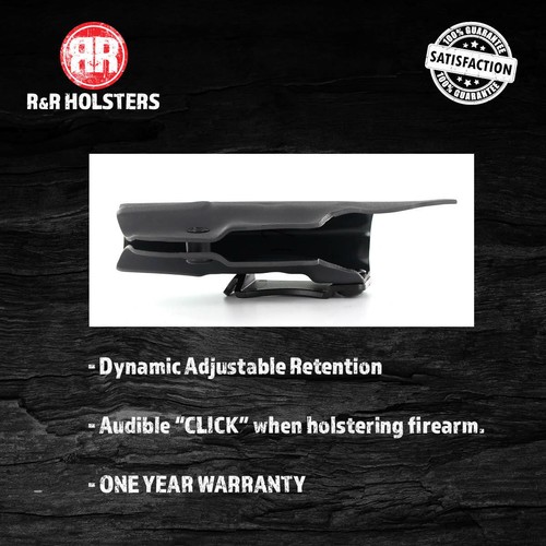 Bersa - IWB Gun Holster - Matte Black & Black Carbon Fiber - Picture 3 of 5