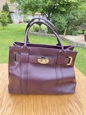 Borsa a mano L CREDI grande in pelle con ciottoli di vino viaggio Italia