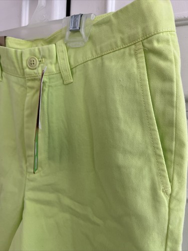 J Crew Crewcuts Size 10 Boys Shorts in Neon Yellow Adjustable Waist Boys Size10 - Picture 2 of 12