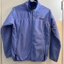 Patagonia Vintage 90  s kids L 12 purple fleece jacket Vintage Made in USA