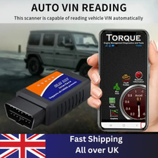 WiFi OBD2 ELM 327 Bluetooth Car Scanner Android iOS IPhone Torque Auto Scan Tool
