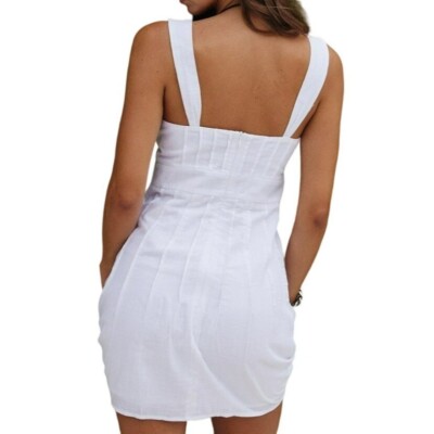 mandy mini dress in white Mandy Mini Dress