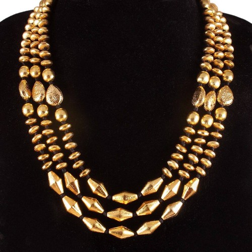 Traditional Dholki Beaded Mala Handmade 