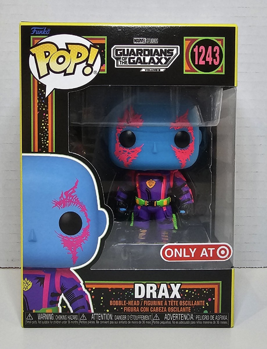 Funko Pop Drax Blacklight #1243 Guardians of the Galaxy Vol. 3