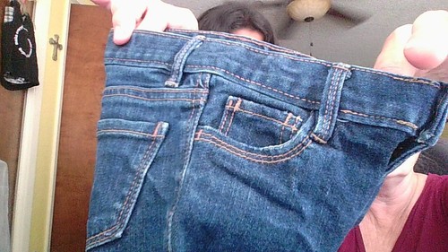 B'gosh Skinny Kids 4 Denim Jeans 21" Waist/40-42.5 Height Adj Waist WEAR TO KNEE - Picture 3 of 15
