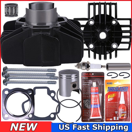 Kit Completo De Cilindro, Pistón Y Anillos Para Yamaha QT50 Yamahopper 79-87 - 60cc, Motor 2 Tiempos
