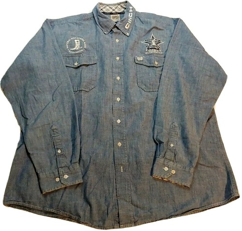 School Rodeo NHSRA Blue Denim Shirt 