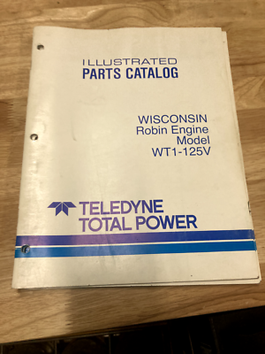 #ad #ad WISCONSIN GAS ENGINE SERVICE PARTS LIST MANUAL WT1 125V $49.00