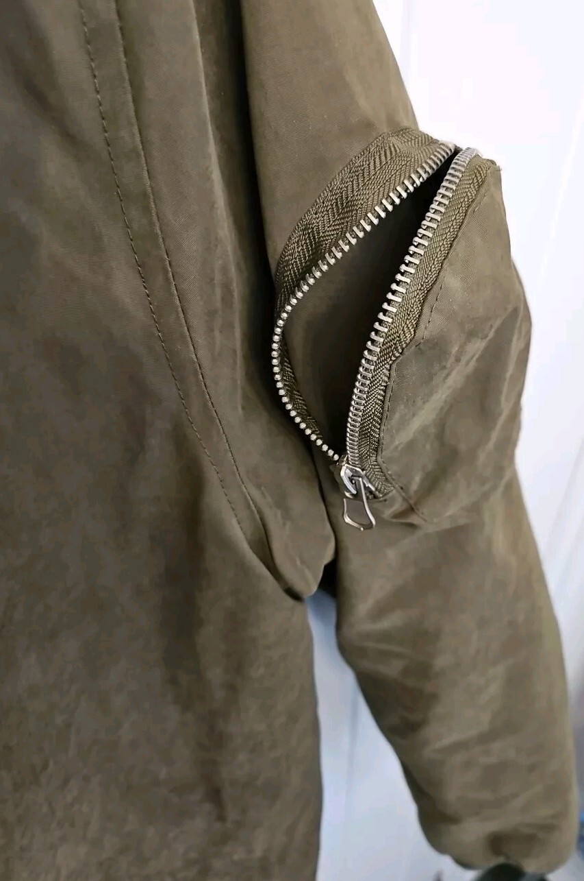 Bellfield Green Parka Coat Size Medium Chest 44" Length 38" Rare VGC image 8