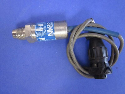 SPAN Pressure Transducer, SPT-100, 23-1161, 1/4'' Male VCR, 250 psi, Used