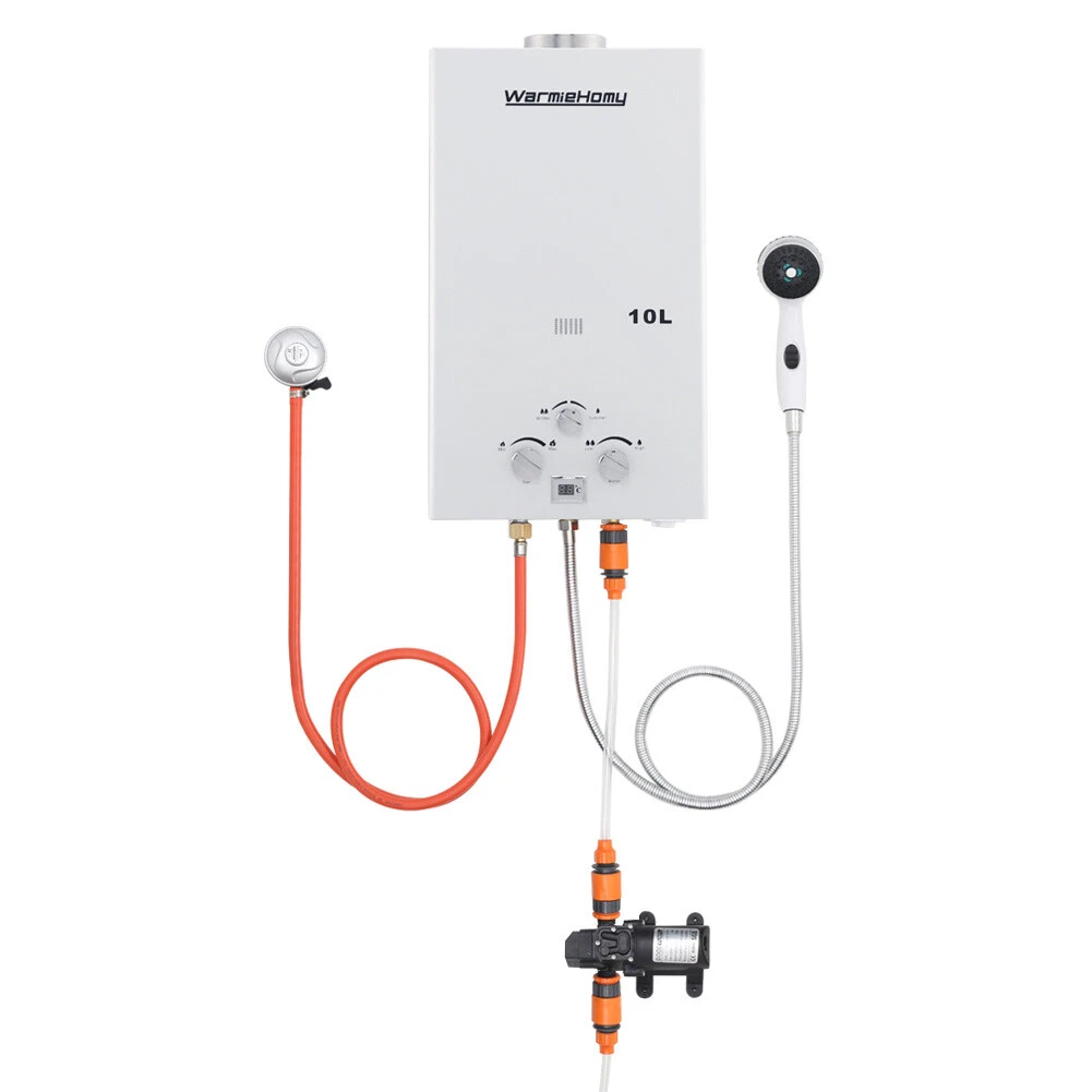 Tankless Water Heater Instant Gas Hot Water Heater Boiler LPG Propane+Shower  Kit | eBay