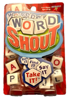 Word Shout Roll It, Find It, Say It, Take It by Playmonster NEW & SEALED