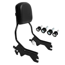 Sissy Bar Upright Backrest &Docking Kit For Harley Softail FXBB FLSL FLHC 18-Up