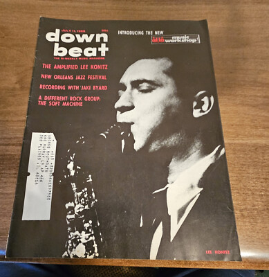 July 11, 1968  issue Down Beat Magazine Lee Konitz
