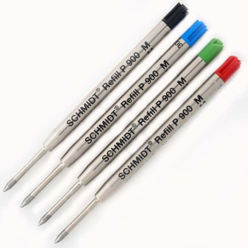 4 Pack Tactical Ballpoint Pen Multi Color Hauser Refills by Schmidt