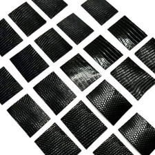 20x Violin Viola Viol Bow Shaft Black Real Leather Grip Lapping 35 27mm