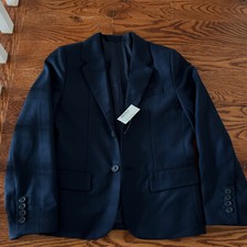 The Childrens Place Sport Coat Boys size 8 Blue 2 Button Single Breasted Jacket