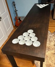 Handmade Wooden Beer Pong Table