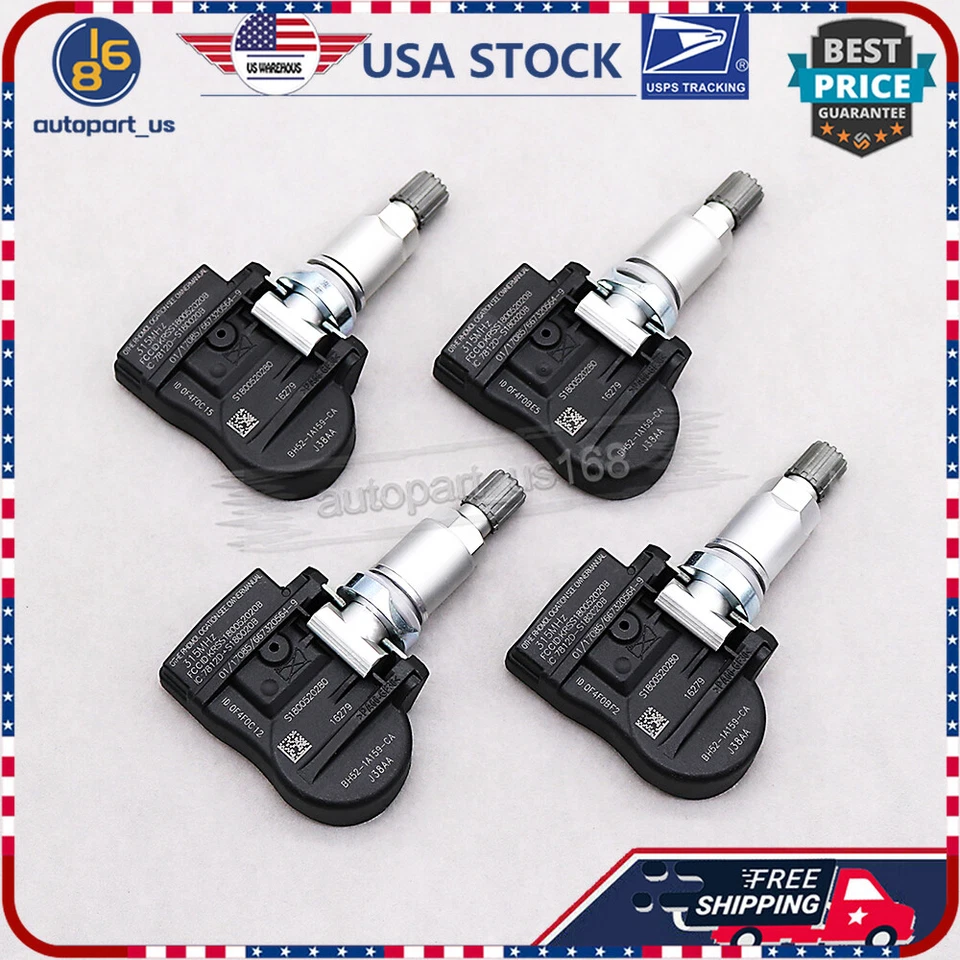 (4) Sensor de presión de neumáticos TPMS 315 MHz para Range Rover Sport Land Rover 2010-2014 Foto 3 de 4