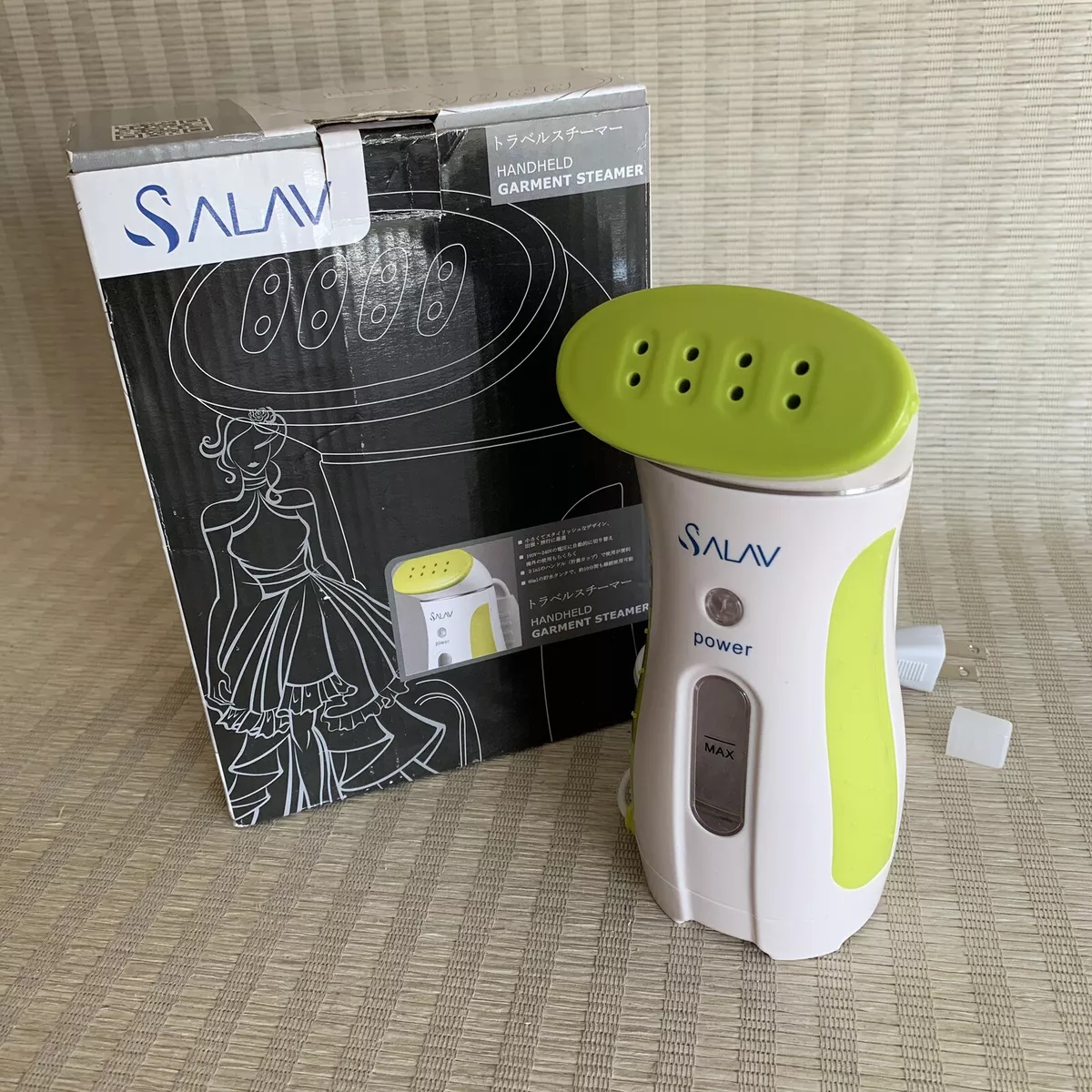 Salav collapsible handheld garment steamer outlet