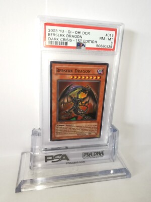 Berserk Dragon dcr-019 - 1st Edition - PSA 8 - Super Rare Yu-Gi-Oh!