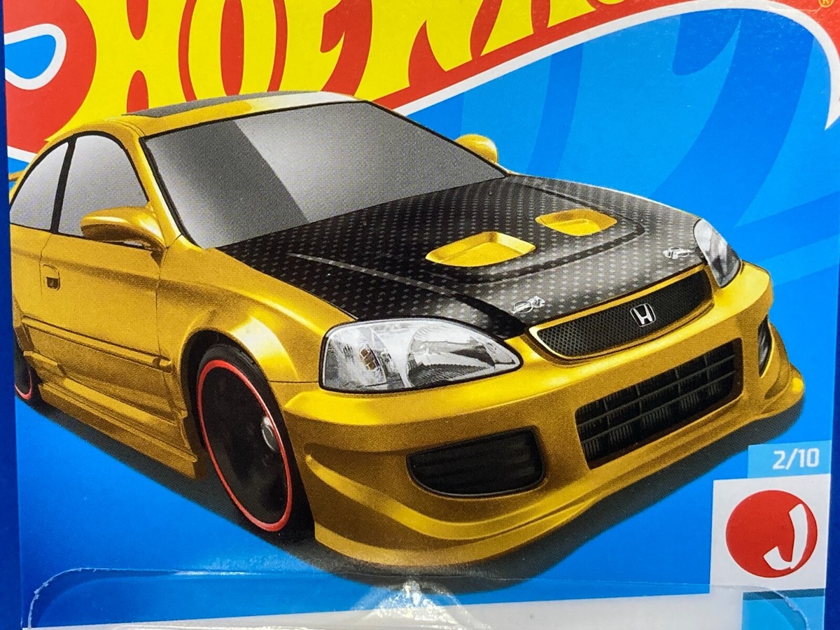 Hot Wheels Honda - Civic Si Civic Type R Hatchback CR-X CVCC
