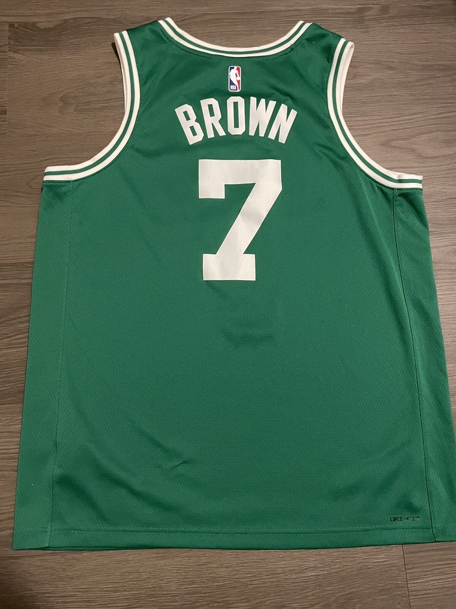 CELTICS BROWN #7 ジャージ Nike Jaylen Brown #7 Boston Celtics NBA City Edition Jersey