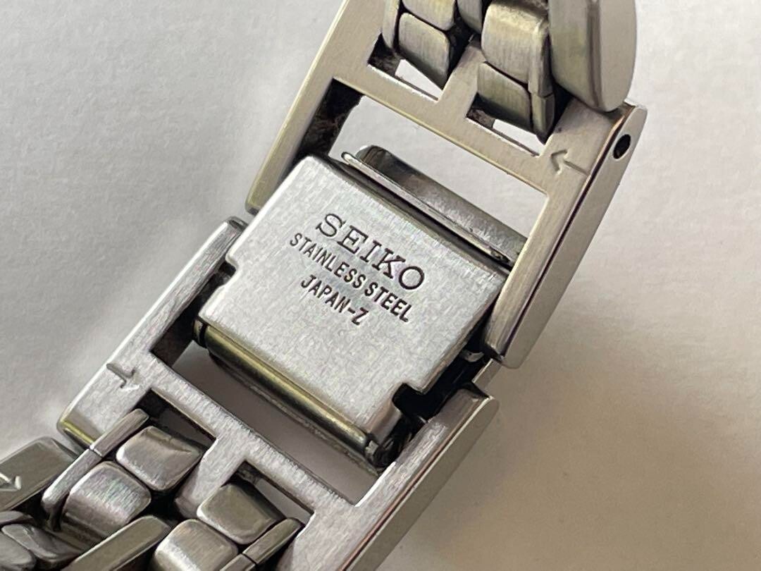 Seiko Dolce 8J41-6030 Men's Quartz Watch 33mm Champagne Dial Japan