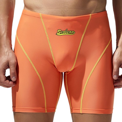 SEOBEAN Herren Nylon Low-Rise Long Leg Bademode Badeshorts M-2XL - Bild 24 von 26